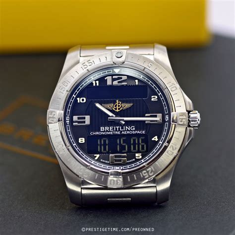 pre-owned breitling watches|pre owned Breitling aerospace.